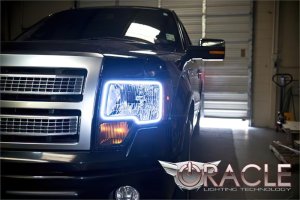 Ford F-150 Headlight Halo Kit - ORACLE Lighting - ColorSHIFT w/ BC1 Controller - `09-`14 Ford F-150 Headlight Halo Kit - ORACLE Lighting - ColorSHIFT w/ BC1 Controller - `09-`14